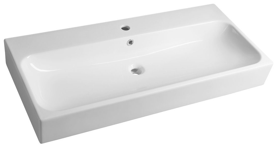 TORIDI umywalka ceramiczna 101x46 cm biała TORIDI umywalka ceramiczna 101x46 cm biała