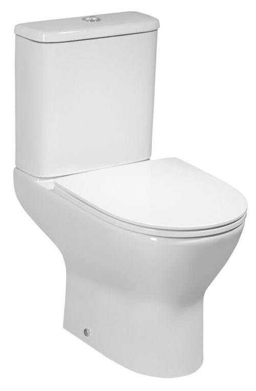 DARIO RIMLESS WC kompakt z deską uniwersalny biały