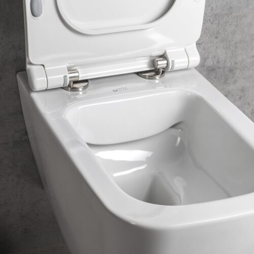 VEA misa WC wiszące Rimless 34,5x52cm biały