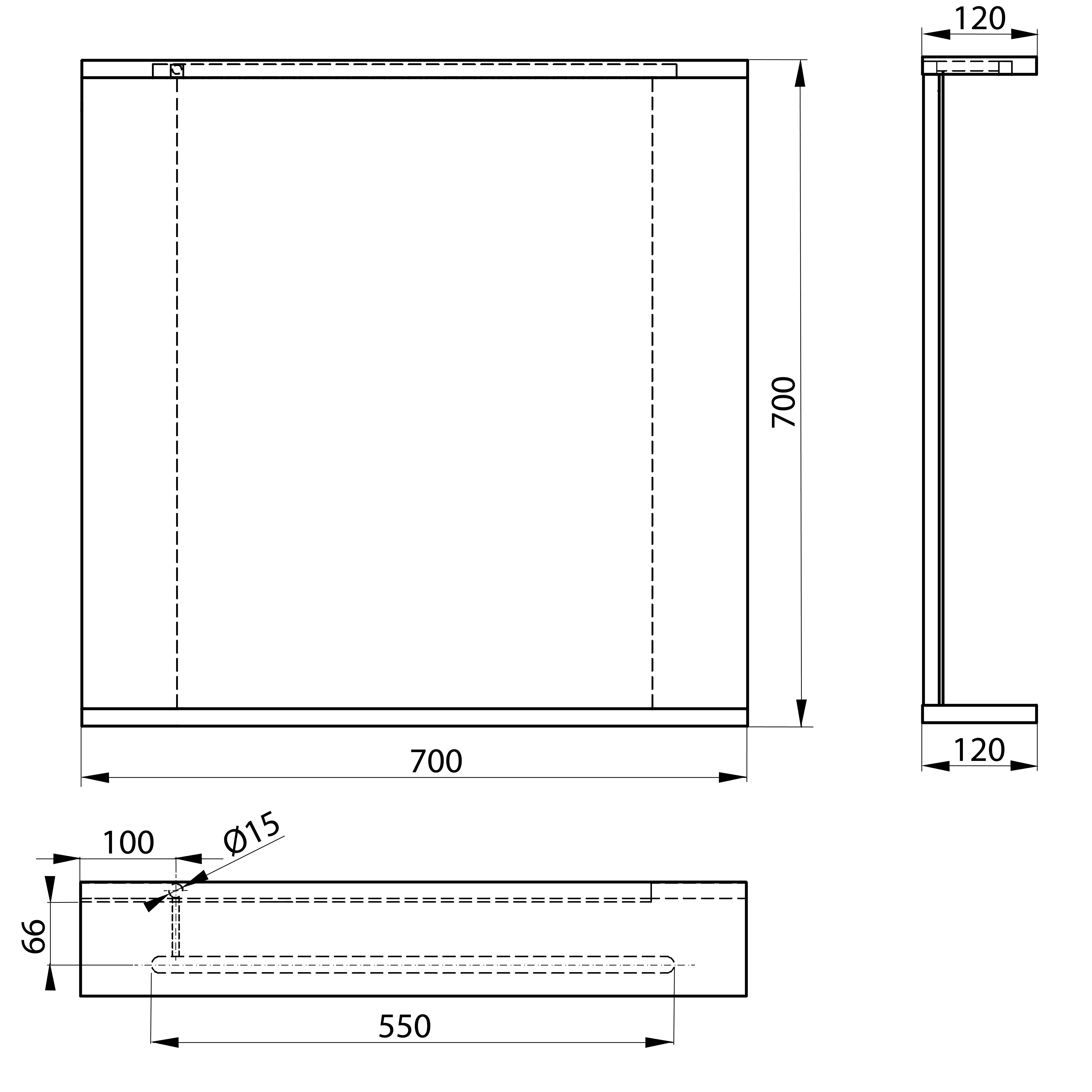 KORIN STRIP lustro z oświetleniem LED 70x70x12cm KORIN STRIP lustro z oświetleniem LED 70x70x12cm