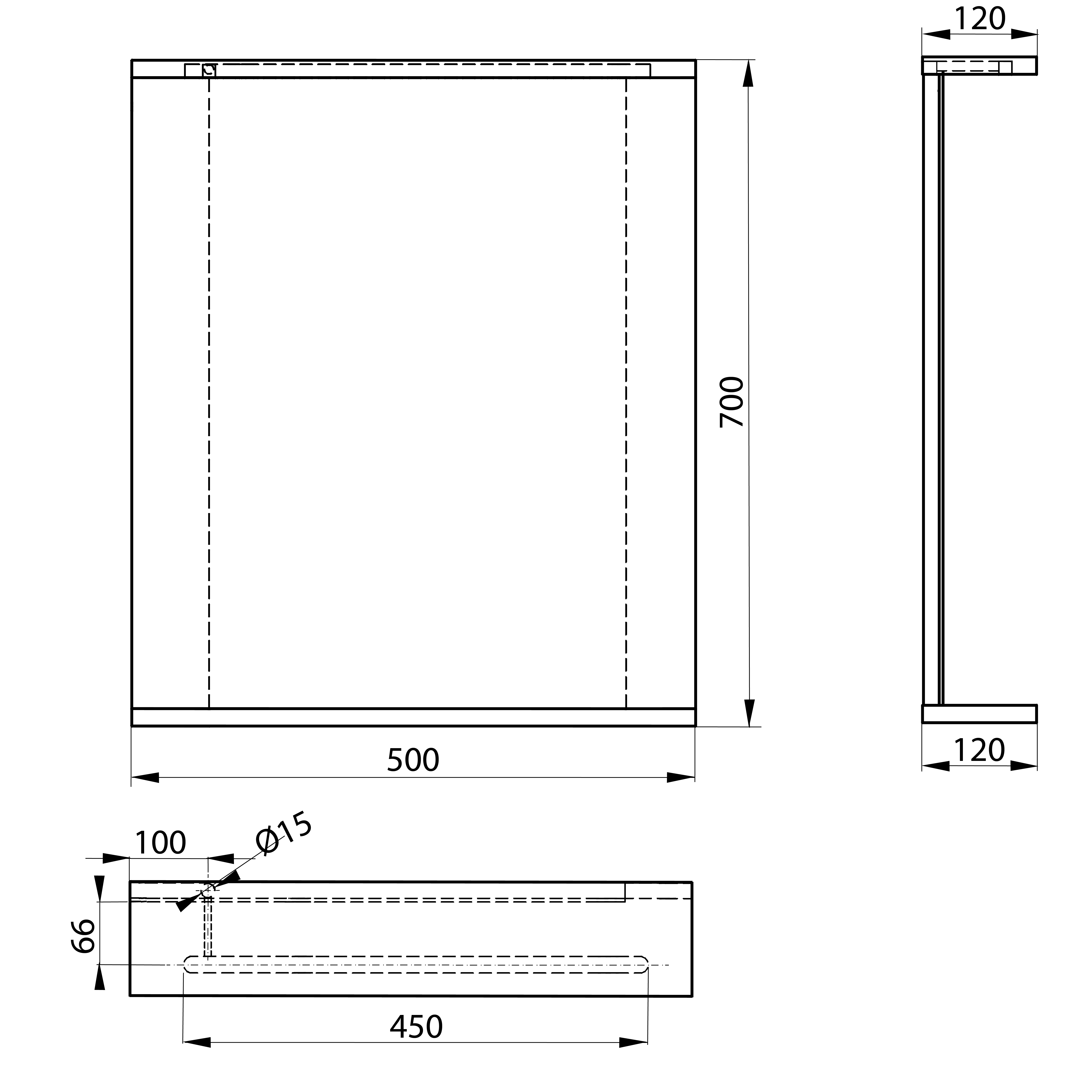 KORIN STRIP lustro z oświetleniem LED 50x70x12cm KORIN STRIP lustro z oświetleniem LED 50x70x12cm