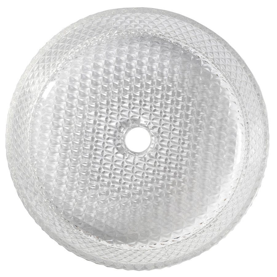 MARAGUA umywalka szklana średnica 39,5 cm przezroczysta MARAGUA umywalka szklana średnica 39,5 cm przezroczysta