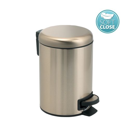 POTTY kosz na śmieci 5l, Soft Close, złoty mat