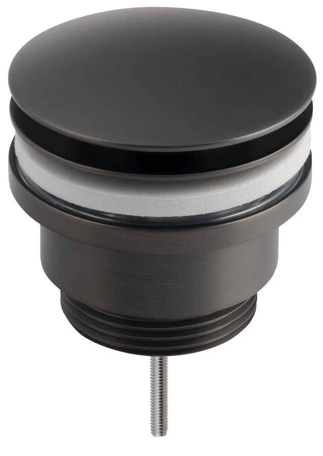 Korek umywalkowy 5/4“ klik-klak 10-55mm kolor gun metal Korek umywalkowy 5/4“ klik-klak 10-55mm kolor gun metal