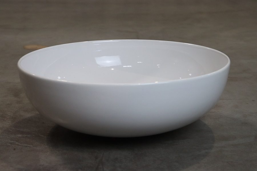 BOCCHI Sottile Slim umywalka okrągła ceramiczna 38cm biała połysk BOCCHI Sottile Slim umywalka okrągła ceramiczna 38cm biała połysk