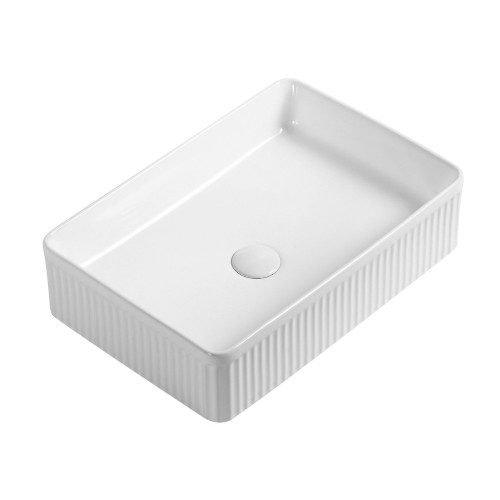 PICOBELLO umywalka ceramiczna nablatowa 50x34cm biały
