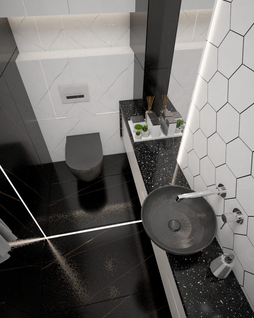 BOCCHI Sottile Slim umywalka okrągła ceramiczna 38cm czarny mat BOCCHI Sottile Slim umywalka okrągła ceramiczna 38cm czarny mat