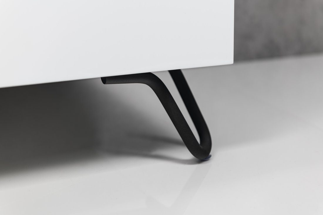 Nóżka do mebli wysokość 103mm czarny mat Nóżka do mebli wysokość 103mm czarny mat