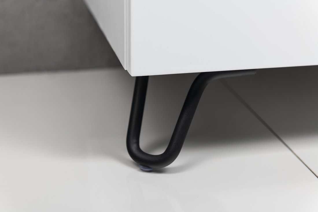 Nóżka do mebli wysokość 103mm czarny mat Nóżka do mebli wysokość 103mm czarny mat