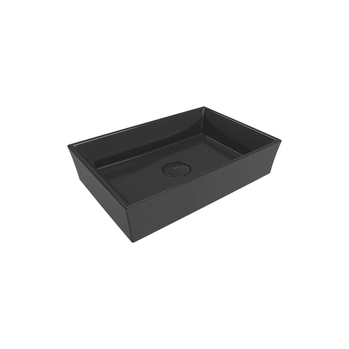BOCCHI misa WC V-Tondo z deską + umywalka nablatowa Vessel czarny połysk BOCCHI misa WC V-Tondo z deską + umywalka nablatowa Vessel czarny połysk