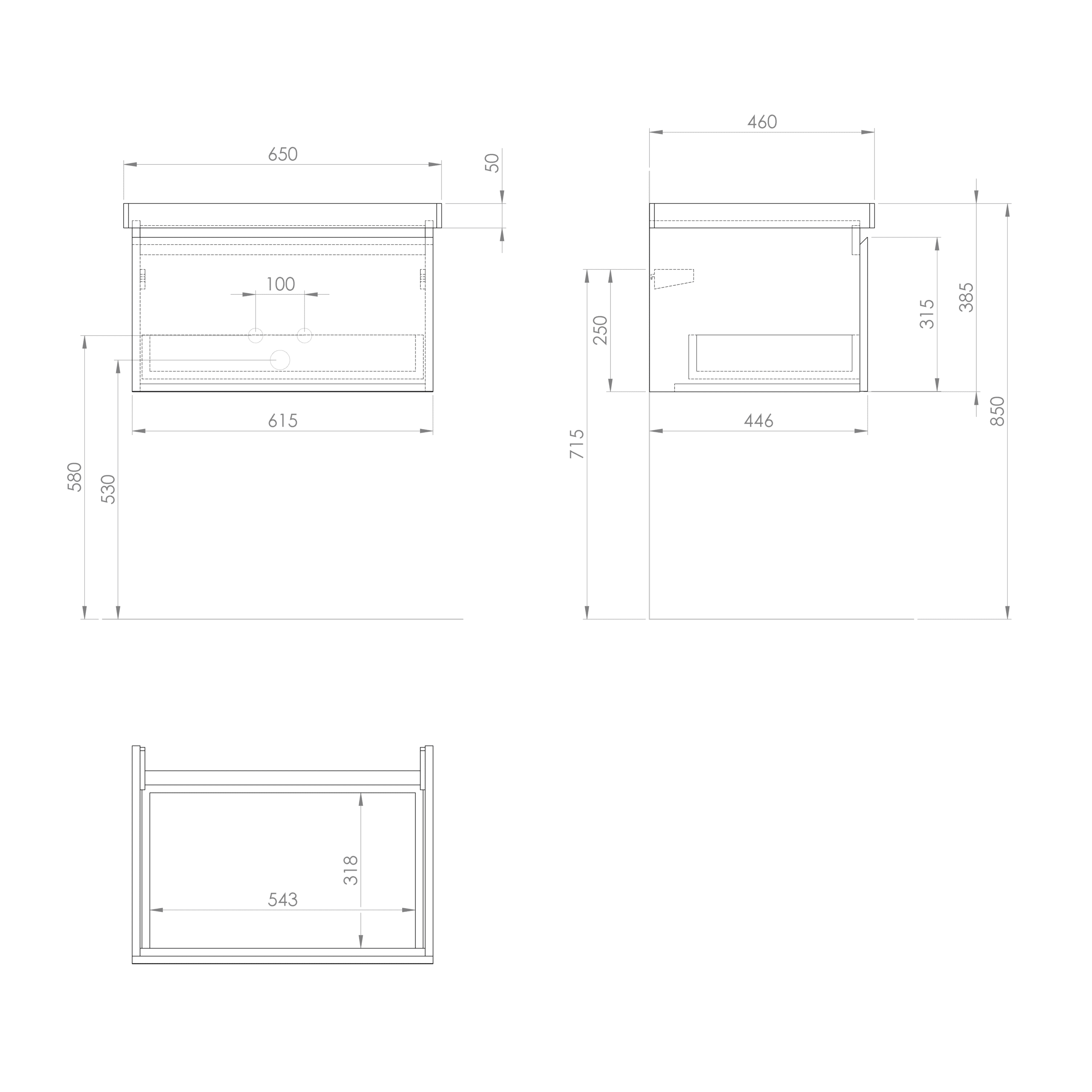ALTAIR szafka umywalkowa 61,5x35x45cm biała ALTAIR szafka umywalkowa 61,5x35x45cm biała