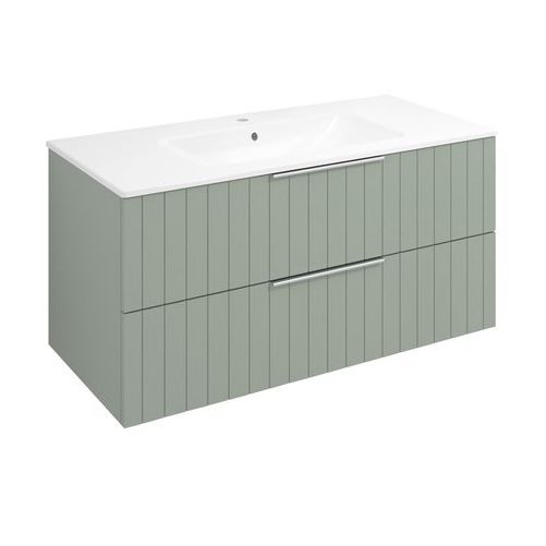 CIRASA szafka umywalkowa 99,8x52x46cm, verde strip