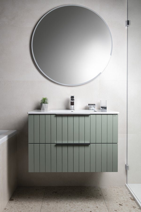 CIRASA szafka pod umywalkę 69,8x52x46cm, verde strip CIRASA szafka pod umywalkę 69,8x52x46cm, verde strip