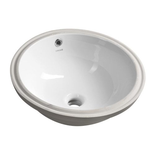 Umywalka ceramiczna pod blat 38x38 cm biała