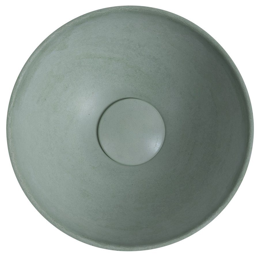 MINOR umywalka betonowa nablatowa, średnica 26cm, zielony MINOR umywalka betonowa nablatowa, średnica 26cm, zielony