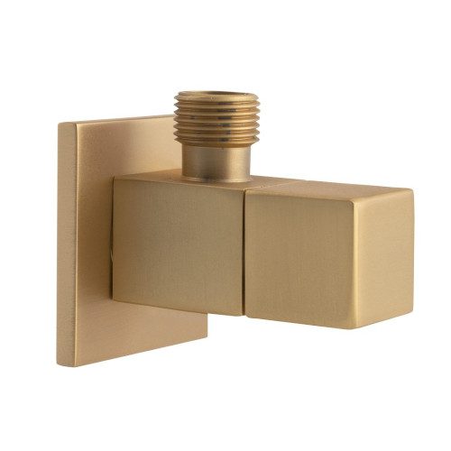 Zawór kątowy 1/2"x3/8" złoty mat