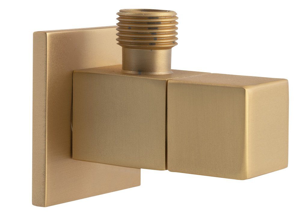 Zawór kątowy 1/2"x3/8" złoty mat Zawór kątowy 1/2"x3/8" złoty mat
