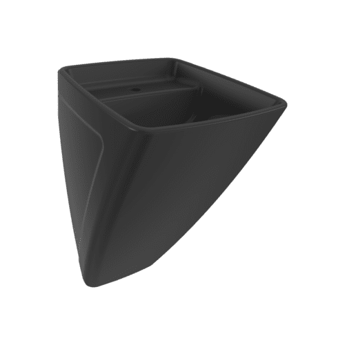 BOCCHI umywalka Firenze Monoblock czarny mat