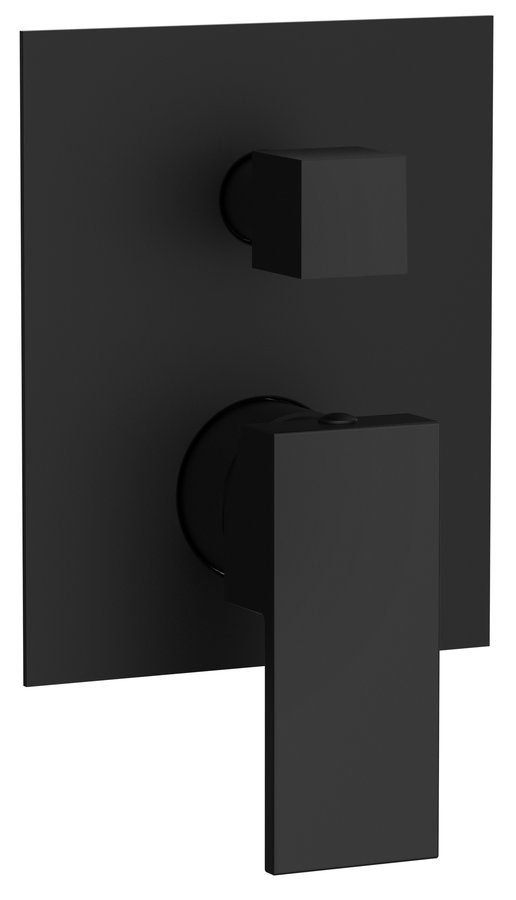 CUBEMIX bateria prysznicowa podtynkowa 2 wyjścia czarny mat CUBEMIX bateria prysznicowa podtynkowa 2 wyjścia czarny mat