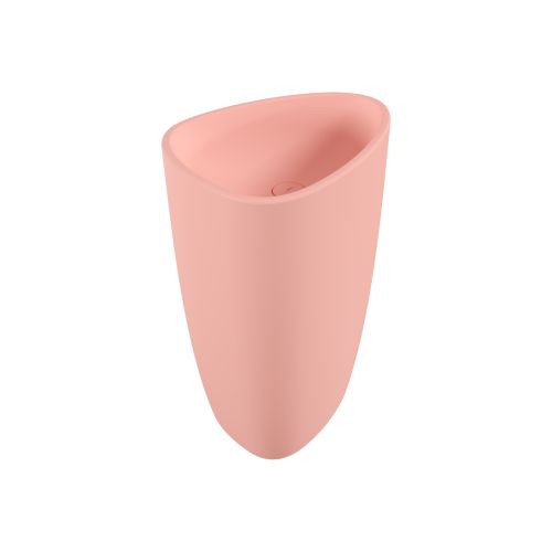 ETNA umywalka wolnostojąca Monoblok 58cm z zaślepką ceramiczną łososiowy mat