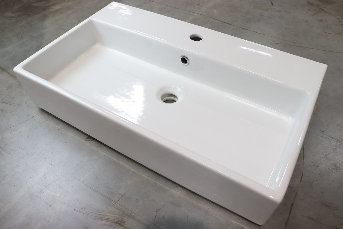 PURITA Umywalka meblowa 71x42cm biała PURITA Umywalka meblowa 71x42cm biała
