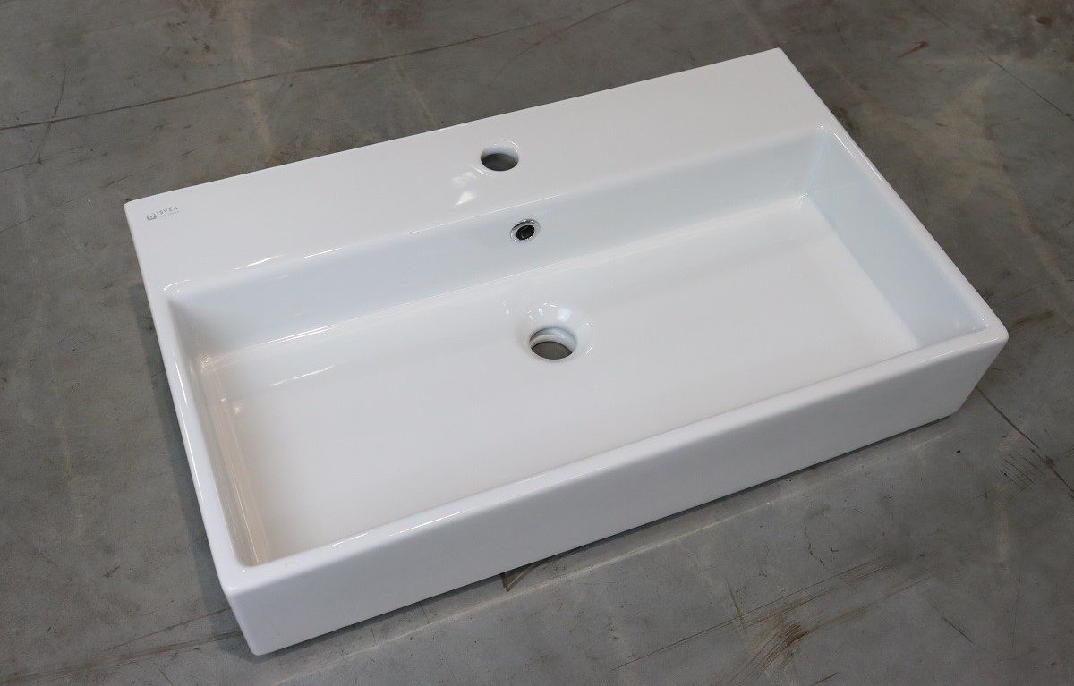 PURITA Umywalka meblowa 71x42cm biała PURITA Umywalka meblowa 71x42cm biała