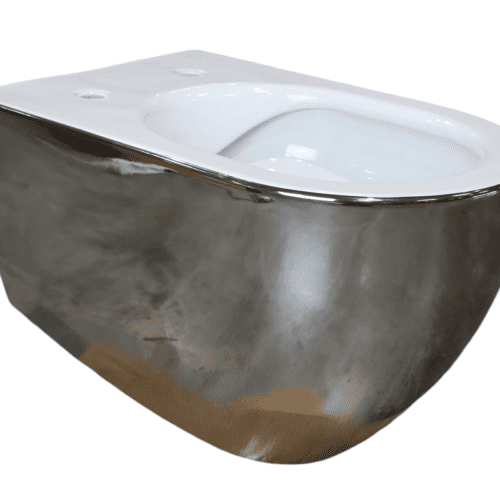 INFINITY Clearim Plus Miska wisząca WC Srebna