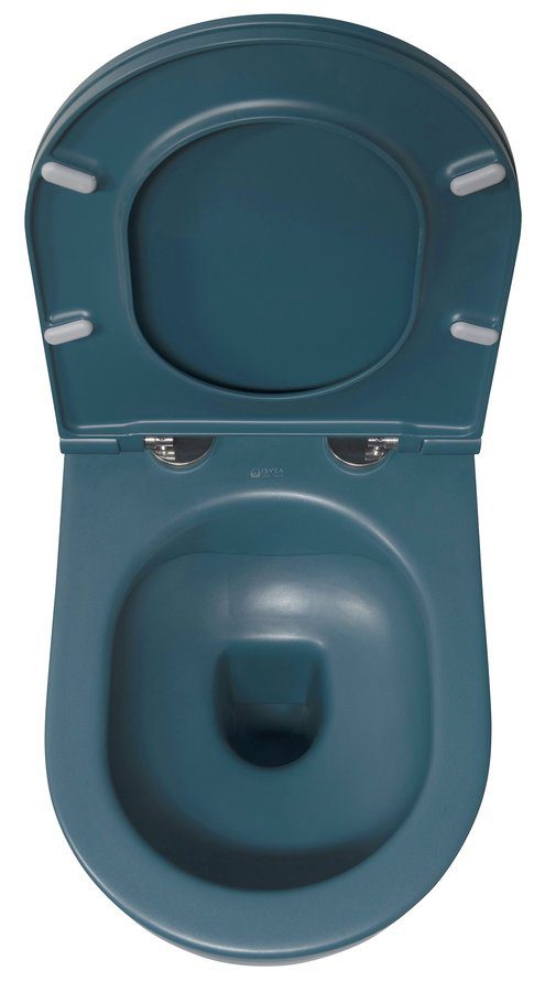 INFINITY miska WC wisząca, Rimless, 36,5x53cm, petrol mat - obrazek 3