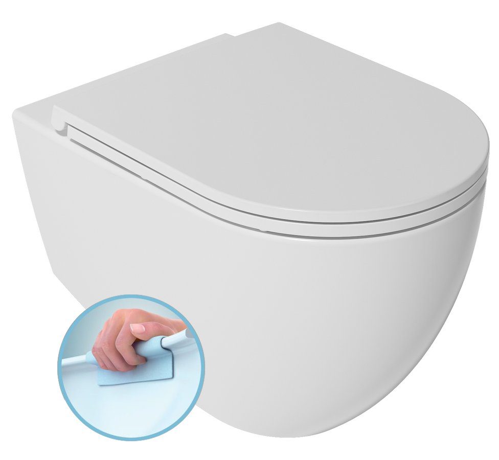 INFINITY misa WC wisząca Rimless 36,5x53cm biały INFINITY misa WC wisząca Rimless 36,5x53cm biały