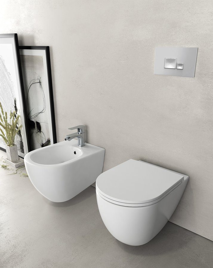 INFINITY misa WC wisząca Rimless 36,5x53cm biały INFINITY misa WC wisząca Rimless 36,5x53cm biały