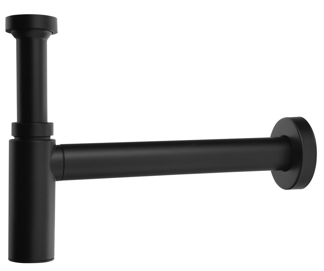 MINITOTI syfon umywalkowy 5/4" 32 mm czarny mat MINITOTI syfon umywalkowy 5/4" 32 mm czarny mat