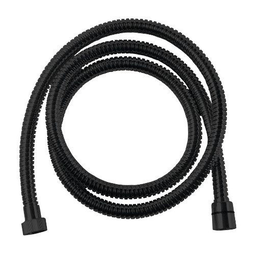 POWERFLEX wąż prysznicowy metalowy 150cm czarny mat