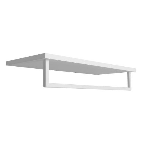 SKA półka na ręczniki z relingiem 600x250mm kolor biały mat