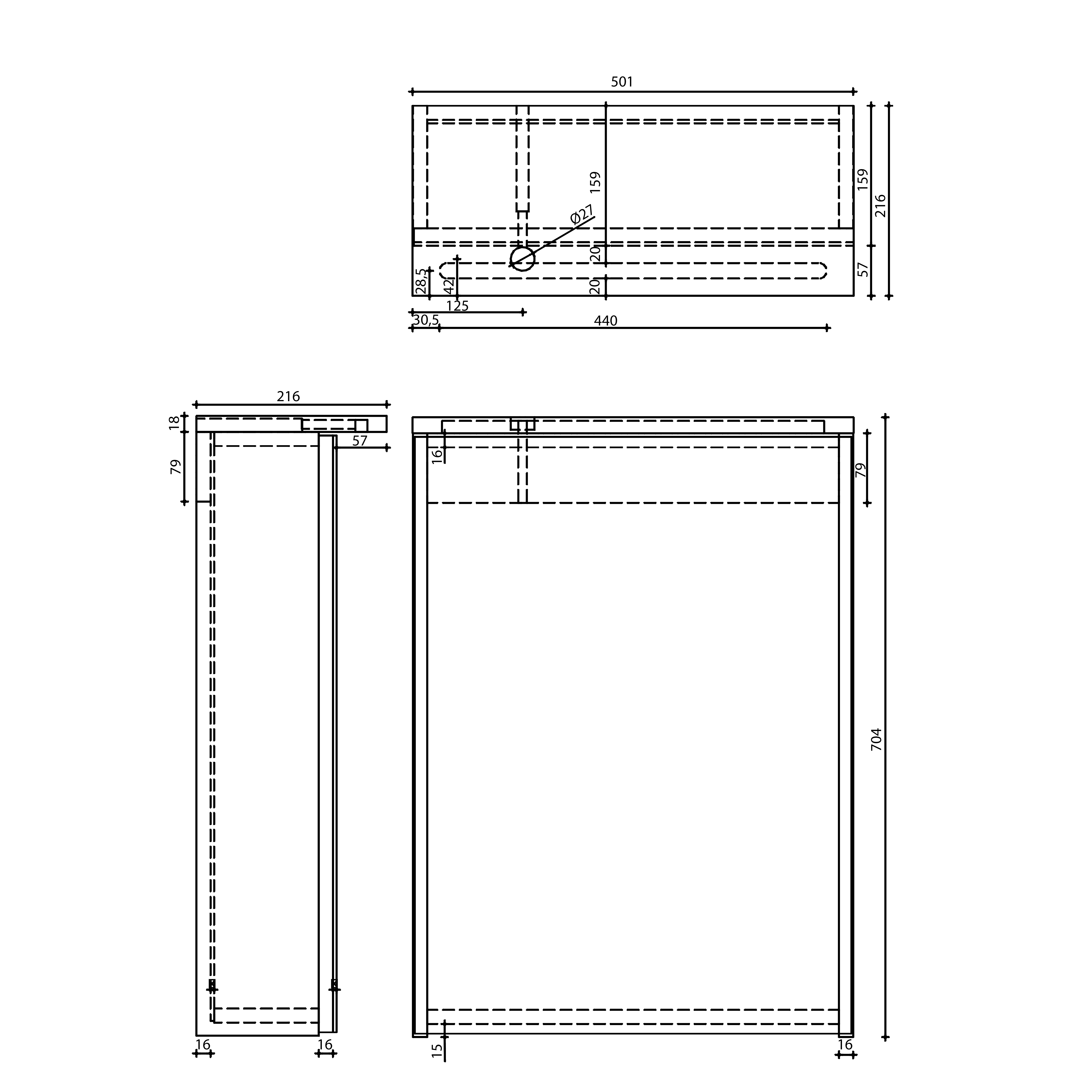 KAWA STRIP szafka z lustrem oświetlenie LED 50x70x22cm dąb emporio KAWA STRIP szafka z lustrem oświetlenie LED 50x70x22cm dąb emporio