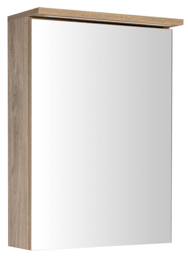 KAWA STRIP szafka z lustrem oświetlenie LED 50x70x22cm dąb emporio KAWA STRIP szafka z lustrem oświetlenie LED 50x70x22cm dąb emporio