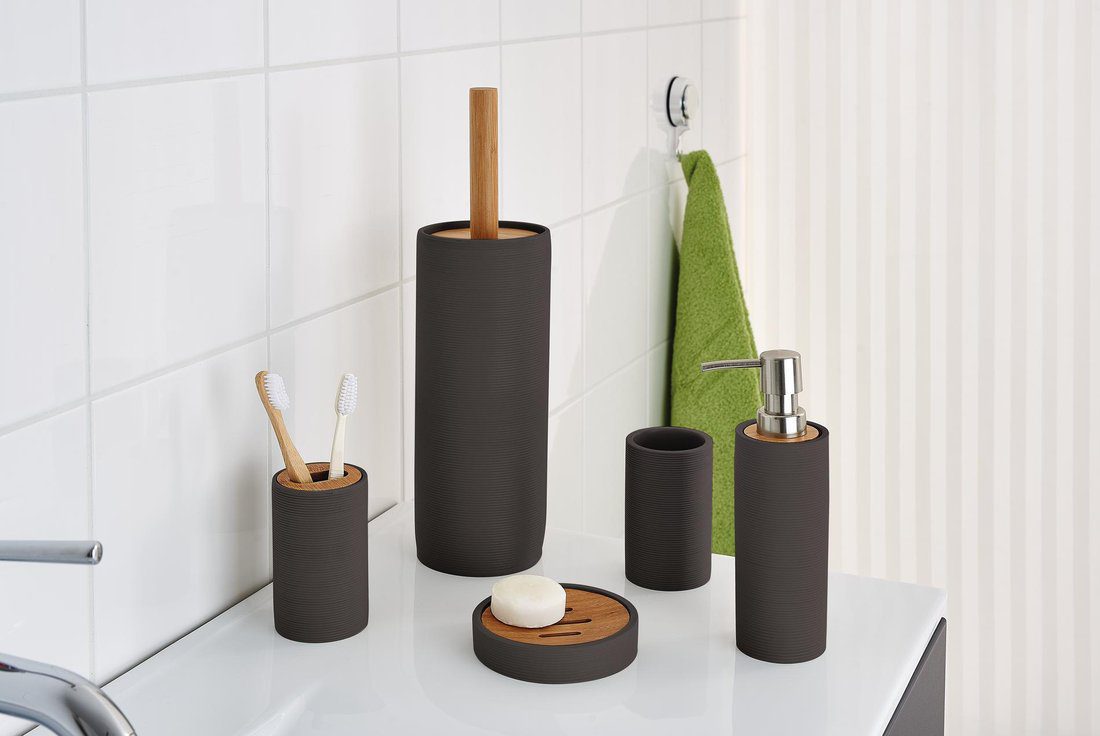 ROLLER WC szczotka stojąca ciemno brązowa ROLLER WC szczotka stojąca ciemno brązowa
