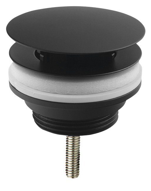 Korek umywalkowy 5/4'' niezamykany duży korek 10-55mm czarny mat Korek umywalkowy 5/4'' niezamykany duży korek 10-55mm czarny mat