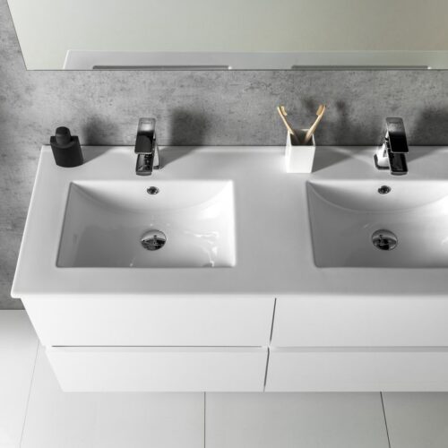 PANEDA szafka umywalkowa 119x55x45,2cm biała