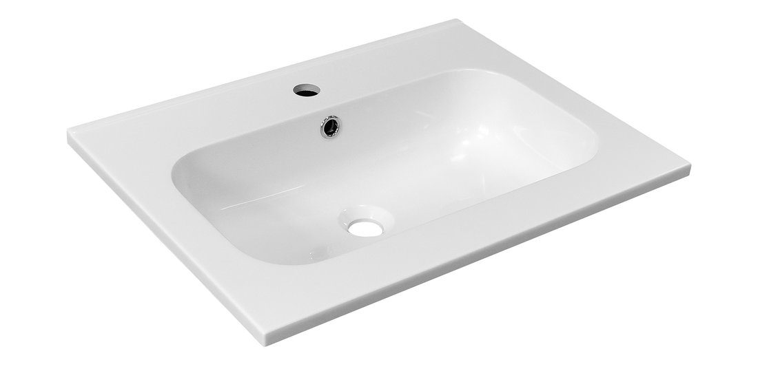 SIDRA umywalka meblowa kompozytowa 61x46cm biały SIDRA umywalka meblowa kompozytowa 61x46cm biały