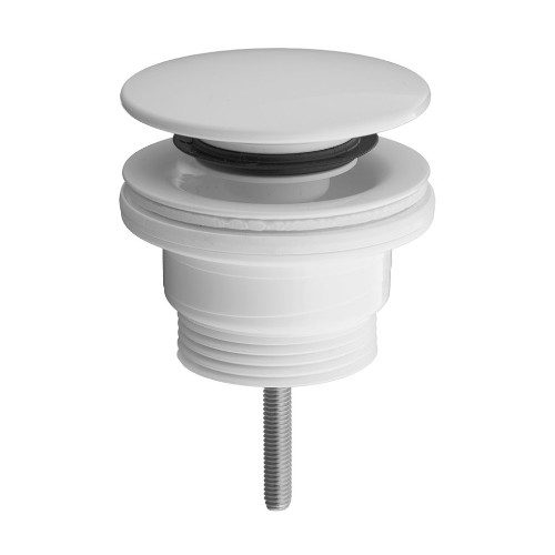 Korek umywalkowy 5/4“ klik-klak regulacja 4-45 mm ABS/biały