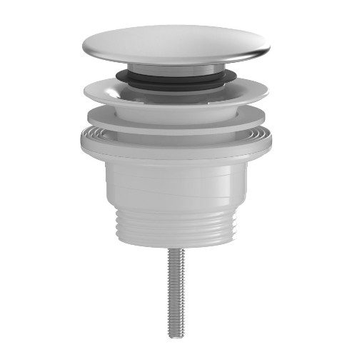 Korek umywalkowy 5/4“ klik-klak regulacja 4-45 mm ABS/stal nierdzewna