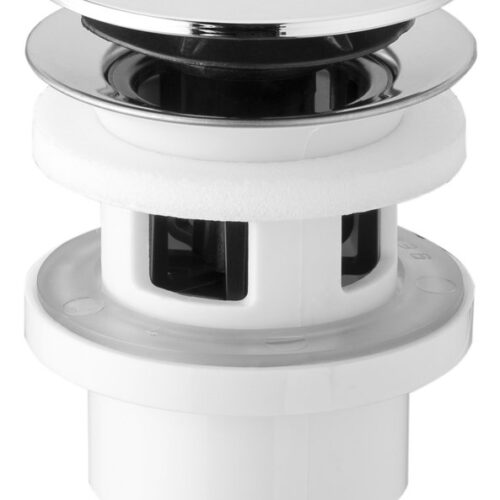 Korek umywalkowy 5/4“ klik-klak regulacja 32-52mm ABS/chrom
