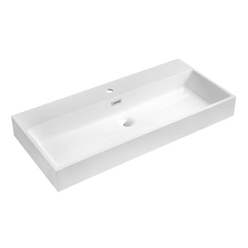 AQUATIC umywalka kompozytowa 100×46 cm biała
