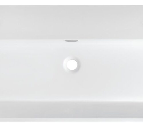 AQUATIC umywalka kompozytowa 120x46 cm 2 otwory na baterie biała