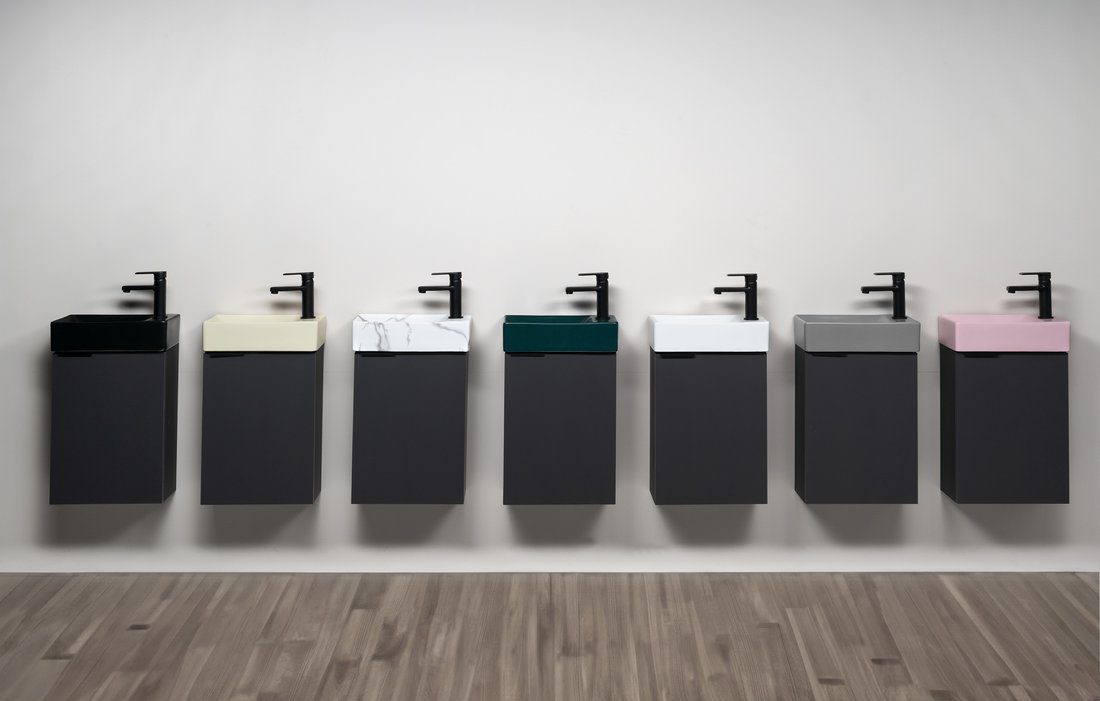 LATUS XII szafka umywalkowa 35,5x50x20 cm antracytowy mat LATUS XII szafka umywalkowa 35,5x50x20 cm antracytowy mat