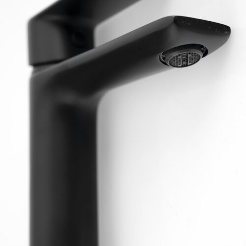 Bateria umywalkowa z prysznicem bidetowym czarny mat