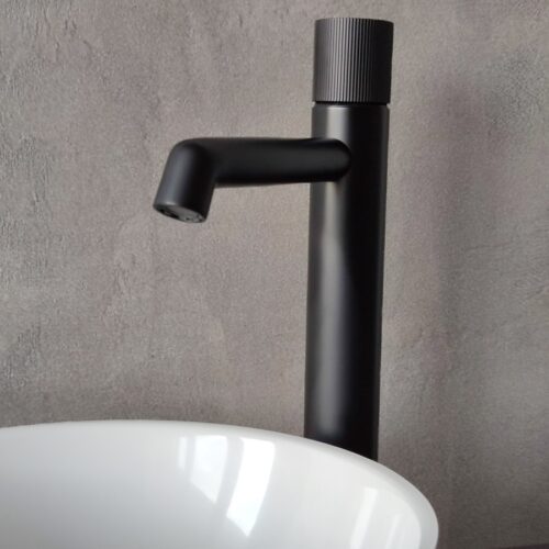 JTP bateria umywalkowa wysoka EVO czarny mat