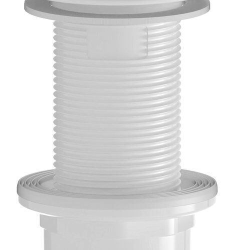 Korek umywalkowy 5/4” klik-klak 10-80mm ABS biały połysk