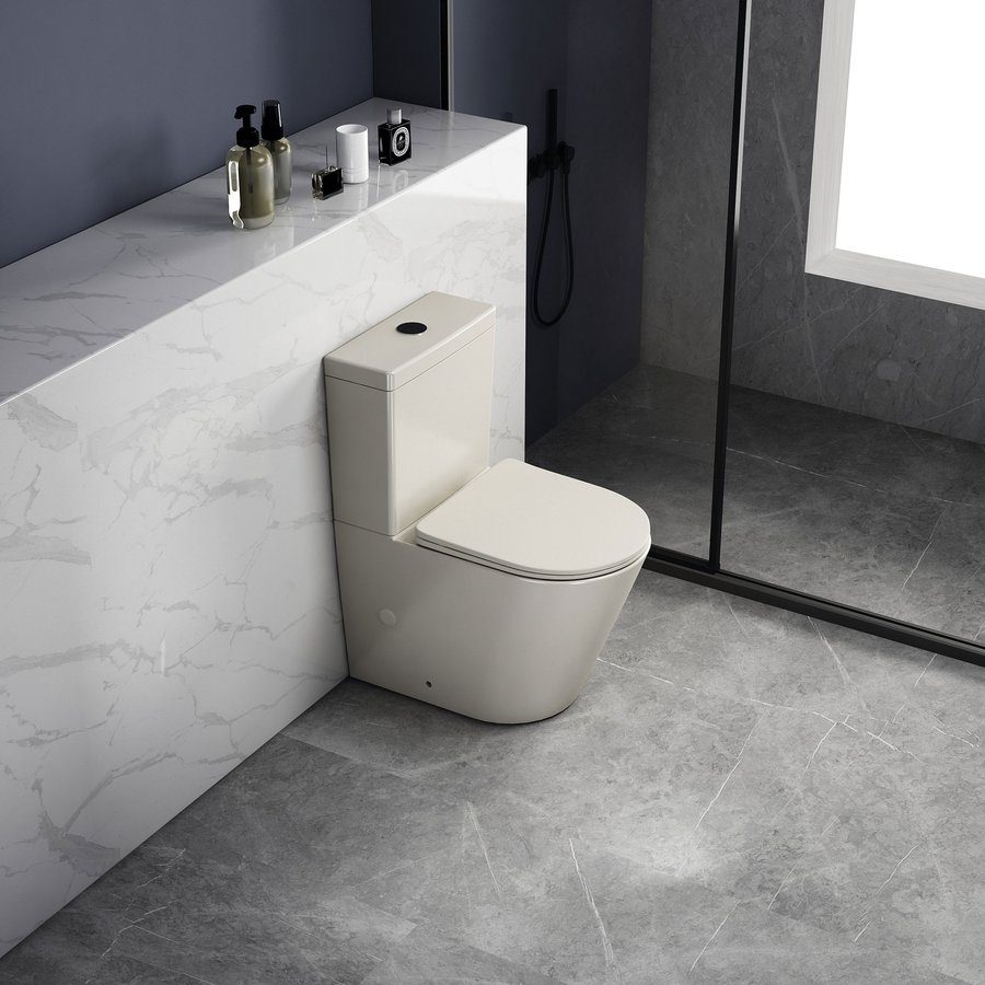 PACO RIMLESS kompakt WC ze spłuczką uniwersalny Ivory PACO RIMLESS kompakt WC ze spłuczką uniwersalny Ivory