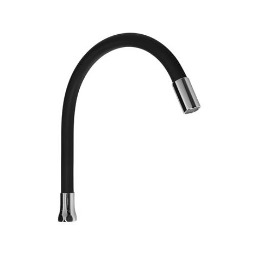 Wylewka elastyczna, 470 mm, 3/4 ", czarny mat